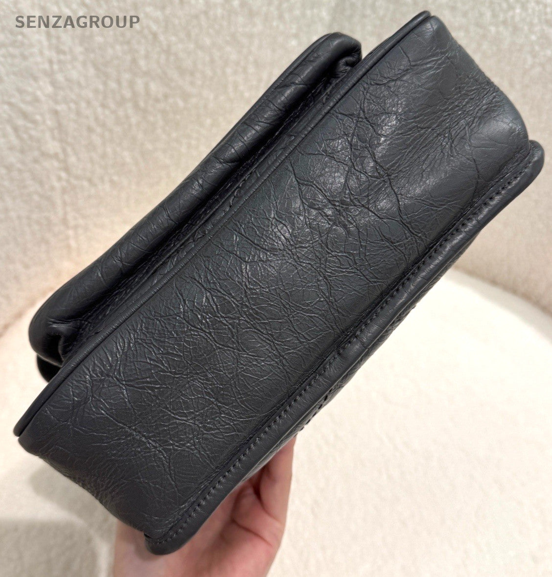 YSL Saint Laurent NIKI Small Cement grey Chain Strap Crossbody Shoulder bag