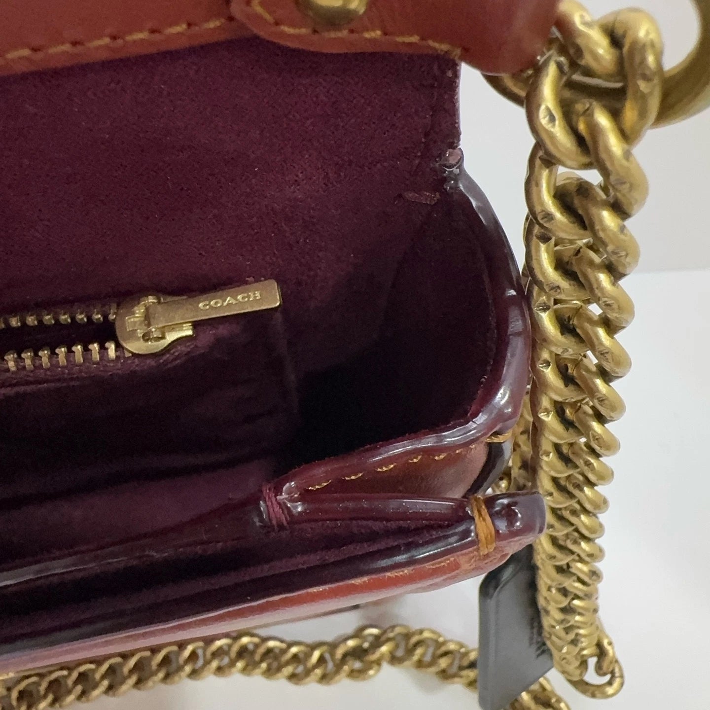 Coach Hutton22 Women's Classic Monogram Envelope Shoulder Crossbody