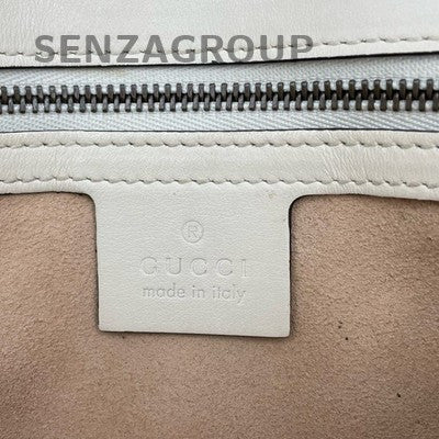 Gucci Marmont 26 White Gold Chain Shoulder Crossbody Bag For Women