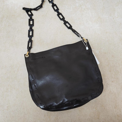 Authentic Bottega Veneta Black Shoulder Bag for Women