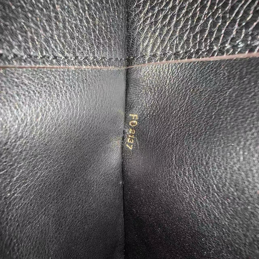 Louis Vuitton City Black Silver Zipper Handbag Women's Classic Fashion