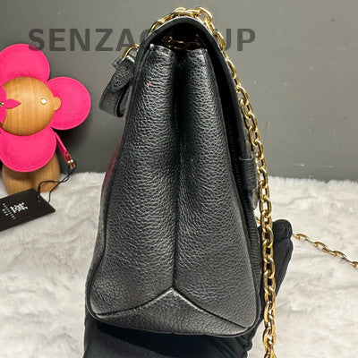 Louis Vuitton Black Gold Monogram Vivienne Medium Chain Crossbody Bag
