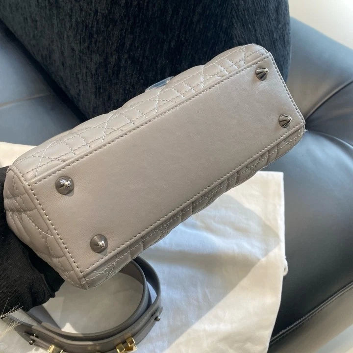 Dior Lady Dior Crossbody Top Handle Excellent