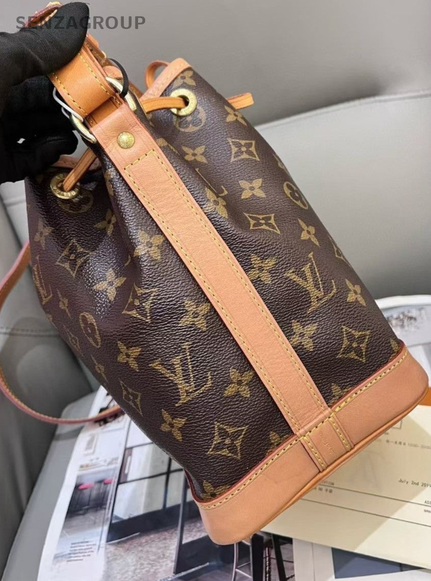 Louis Vuitton Noebb Monogram Shoulder Crossbody Bag Brown Women