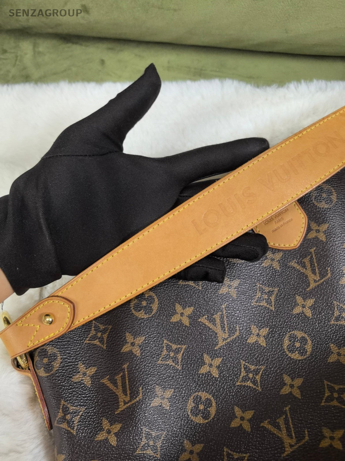 Louis Vuitton Delightful PM Top Handle Shoulder bag Monogram Women Classic Brown