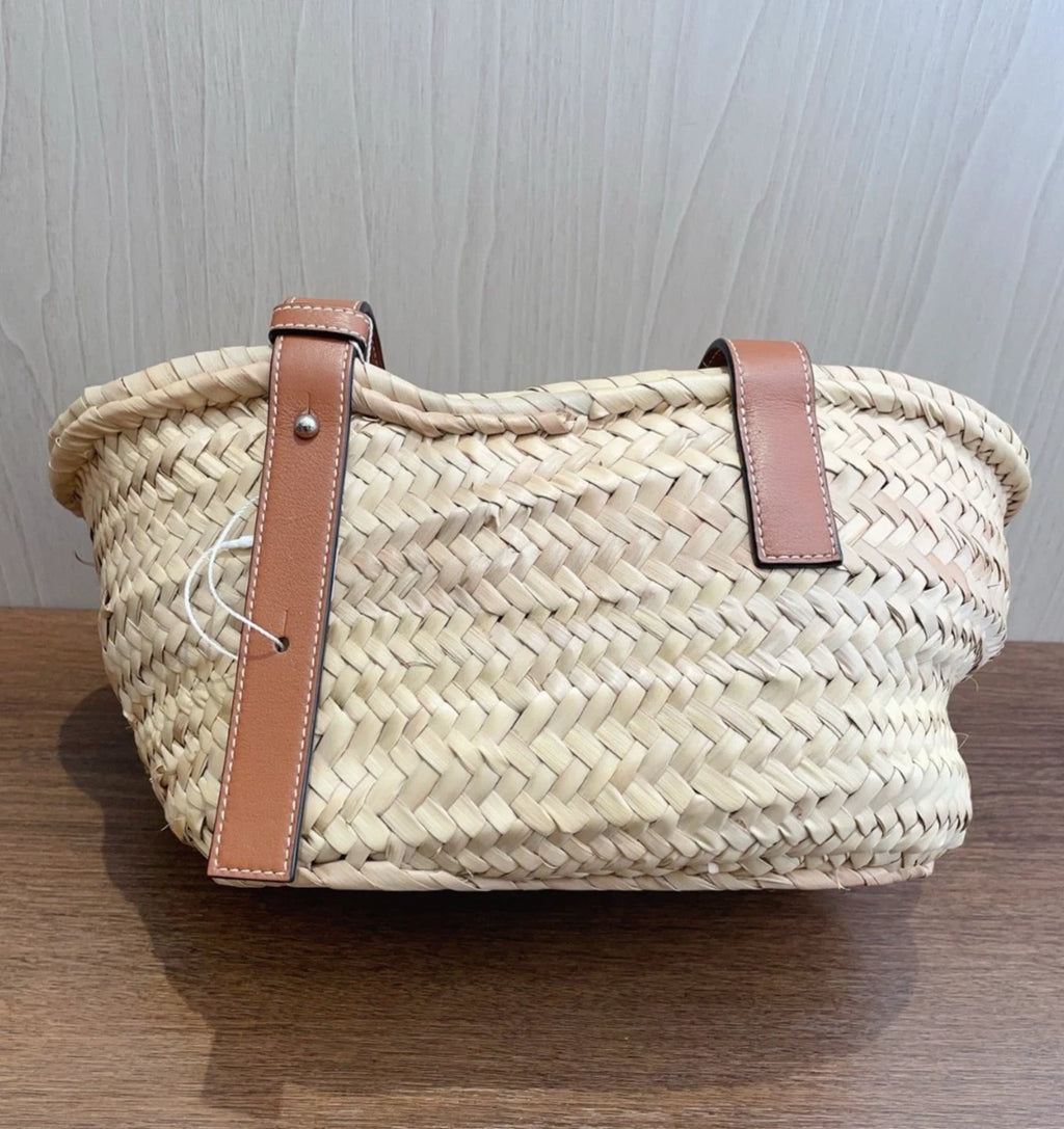 Loewe Basket Tote Top Handle Bag Shoulder Bag Excellent