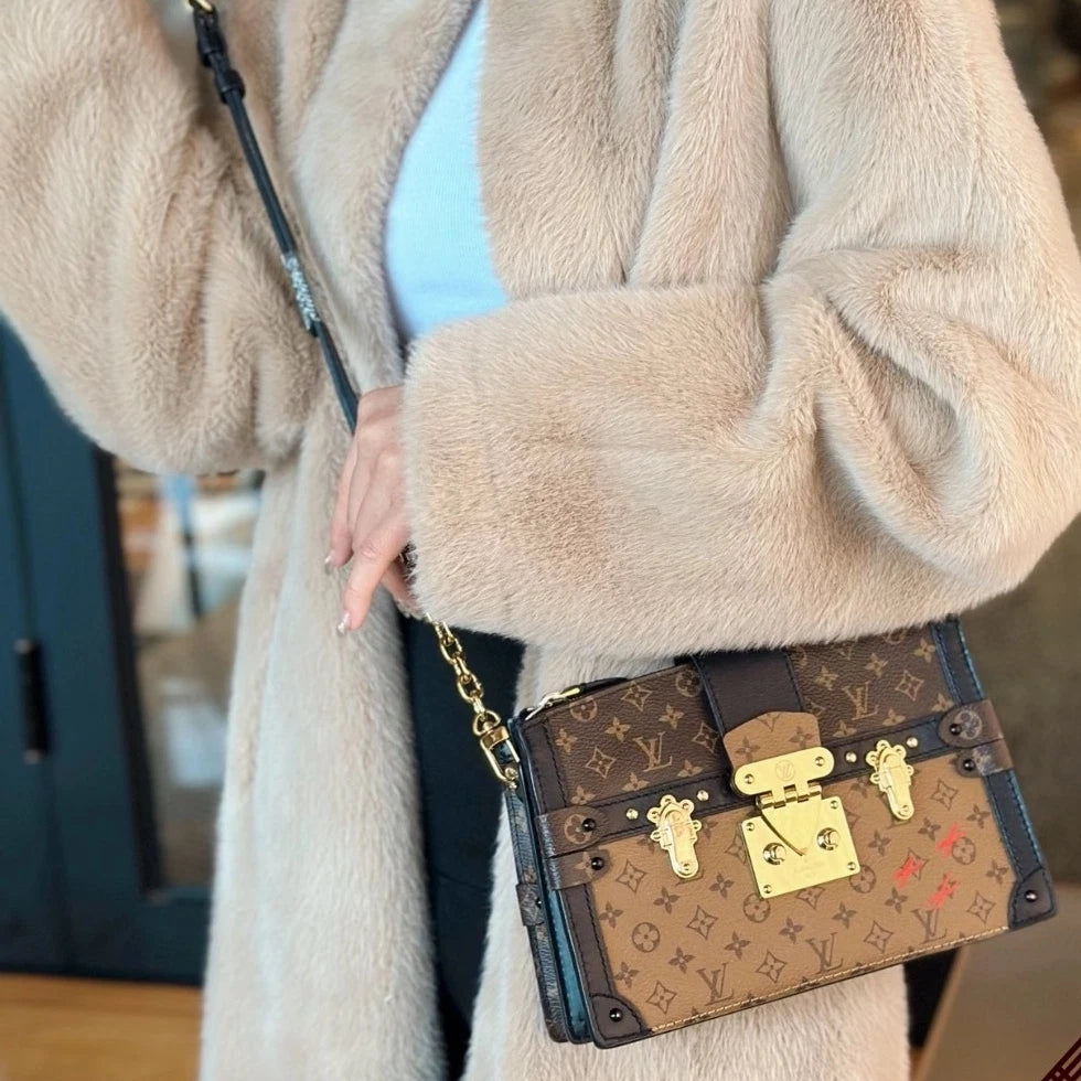 Louis Vuitton Colorblock Soft Trunk Clutch Crossbody For Women
