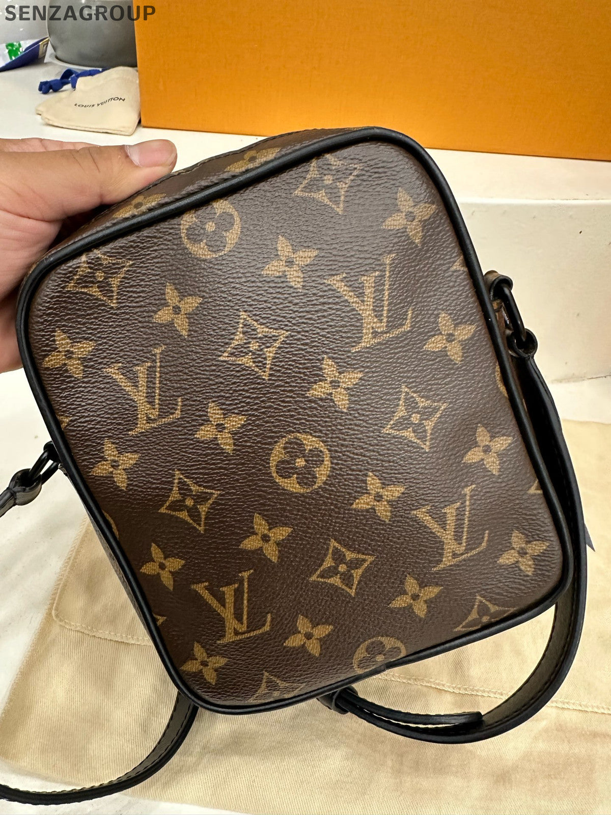 Louis Vuitton Monogram Christopher Camera Crossbody Bag Unisex Classic