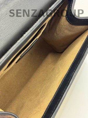 Gucci GG Marmont Padlock Small Shoulder Bag Brown Gold Chain