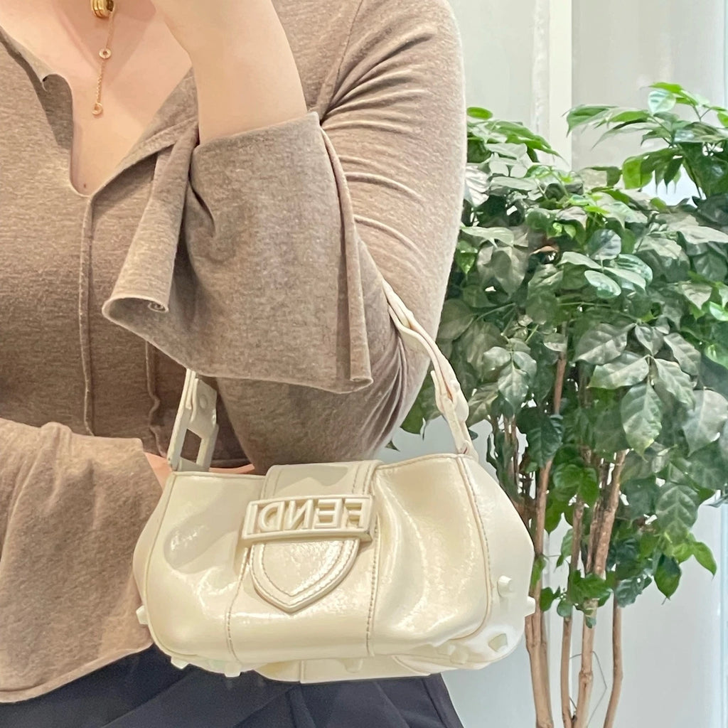 Fendi White Handbag Shoulder Bag White For Women