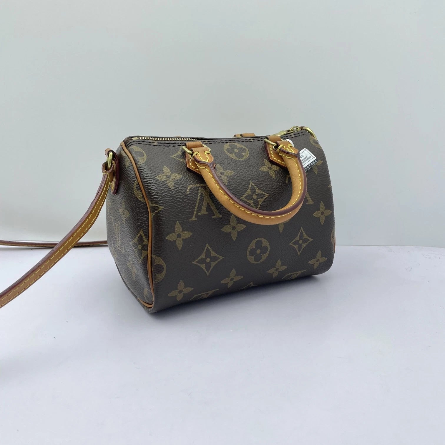Louis Vuitton Canvas Speedy Nano Crossbody Handbag For Women