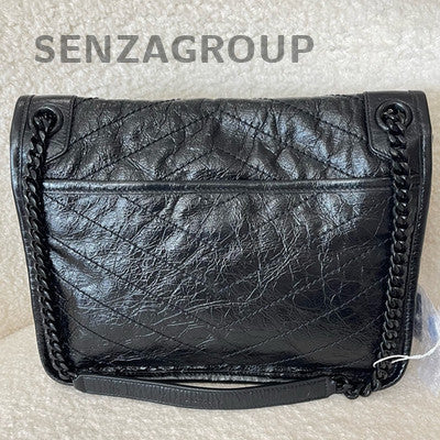 YSL Saint Laurent Niki Medium Black Chain Shoulder Crossbody Bag