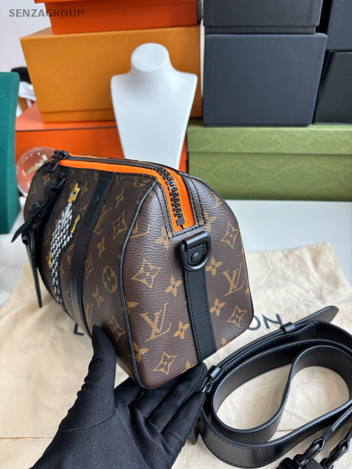 Louis Vuitton M45652 Friends City Keepall Monogram Black Crossbody bag