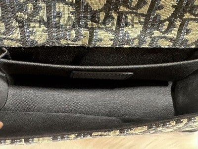 Dior Oblique Montaigne 30 Blue Gold Shoulder Bag - Classic Women's Fashion