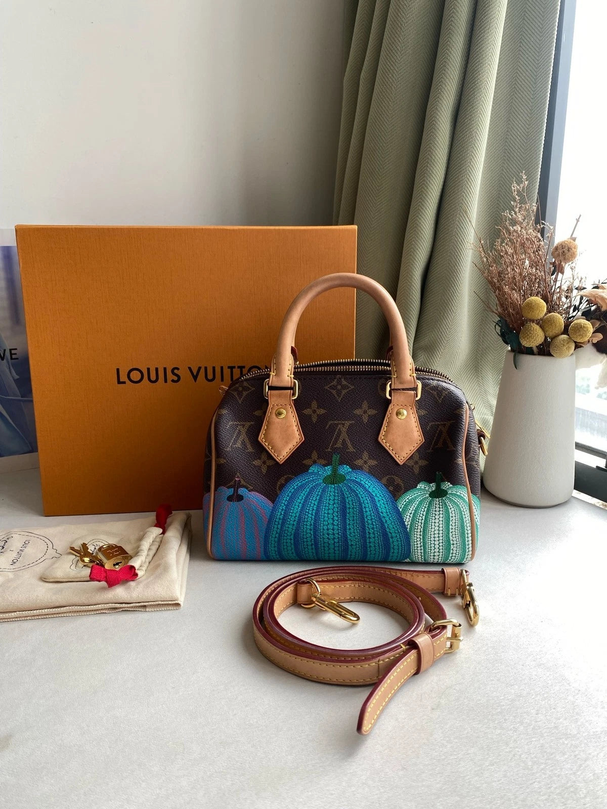 Louis Vuitton x Yayoi Kusama Speedy20 Top Handle Bag Women
