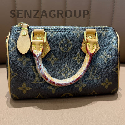 Louis Vuitton Nano Speedy Monogram Handbag - Classic Women's Crossbody