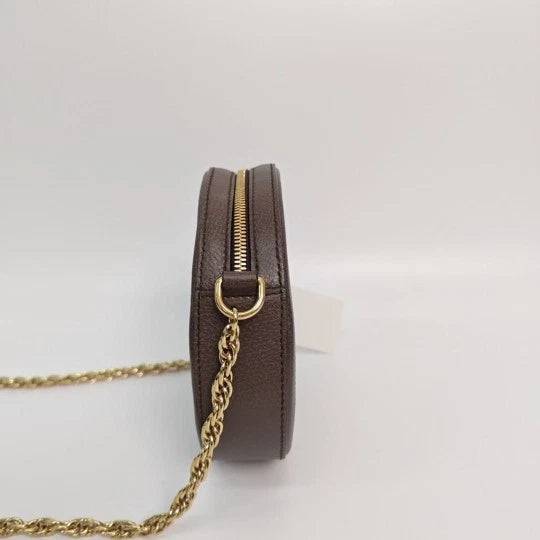 Gucci Ophidia GG Supreme Canvas Round Chain Crossbody Bag For Women