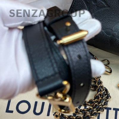 Louis Vuitton OTG Crossbody Bag Black Gold Women's Leather Tote
