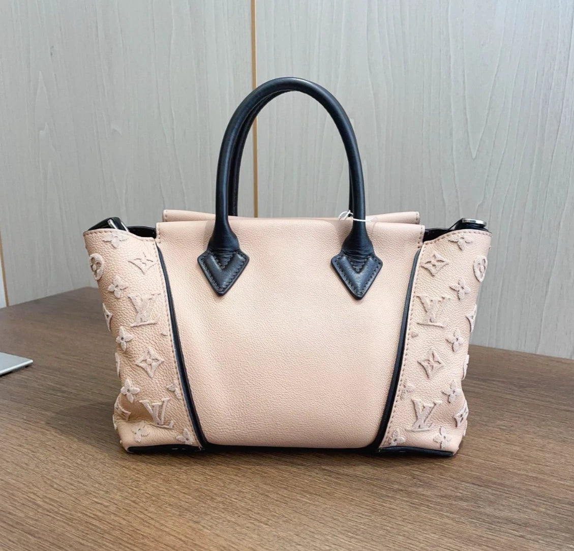 Louis Vuitton Lockit Monogram Calfskin Top Handle Bag Shoulder Bag Women