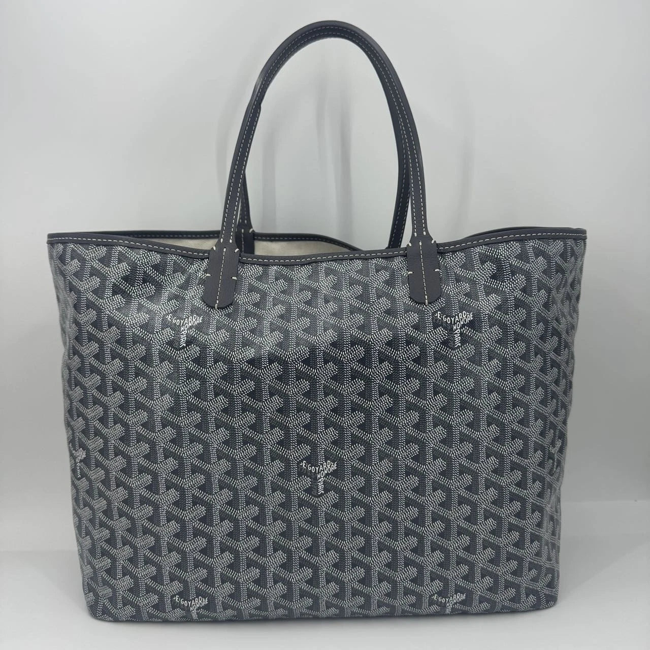 Goyard Artois Mini Gray Canvas Tote Shoulder Handbag For Women