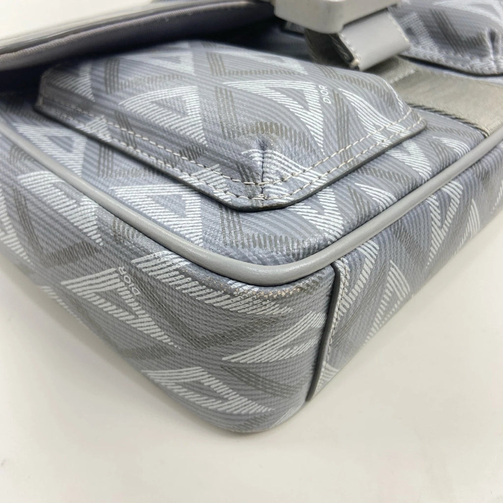 Dior Canvas Leather Patchwork Messenger Crossbody Bag For Women