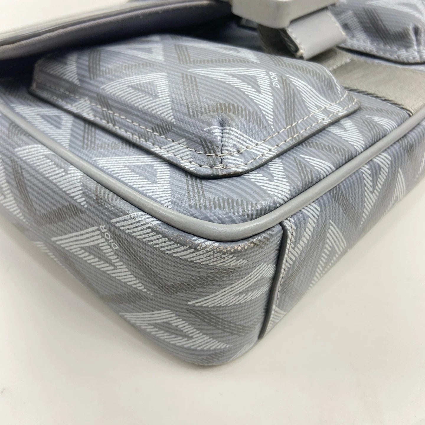 Dior Canvas Leather Patchwork Messenger Crossbody Bag For Women
