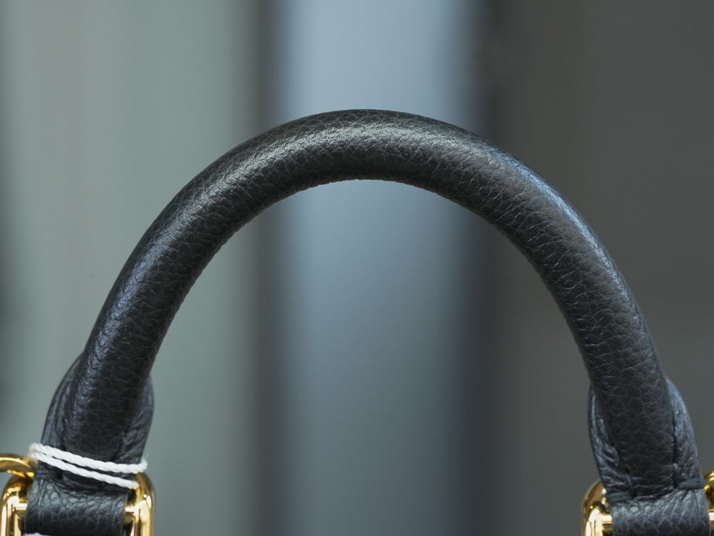 Louis Vuitton Black Monogram Empreinte NANO Madeleine Crossbody Handbag