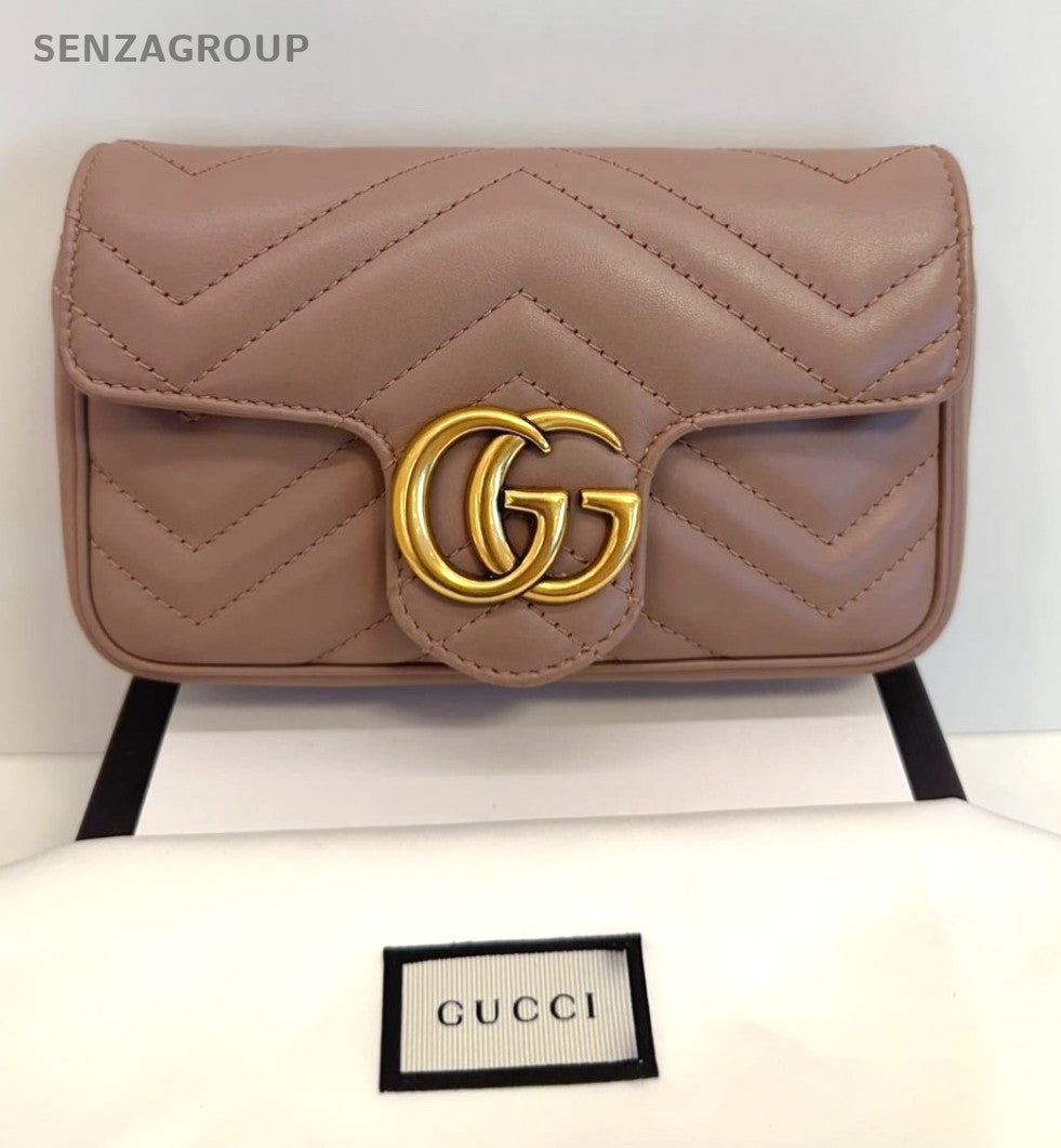 GUCCI GG Marmont mini Chain Shouldetr bag Crossbody Women