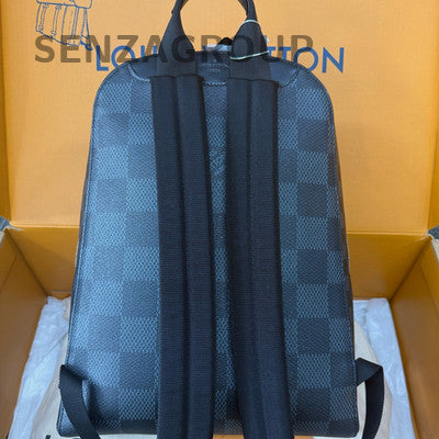 Louis Vuitton Damier Graphite Campus Backpack Grey Silver Unisex Classic