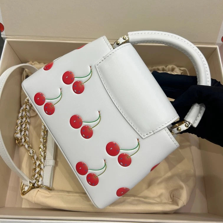 Louis Vuitton Capucines x Takashi Murakami Cherry Crossbody Handbag