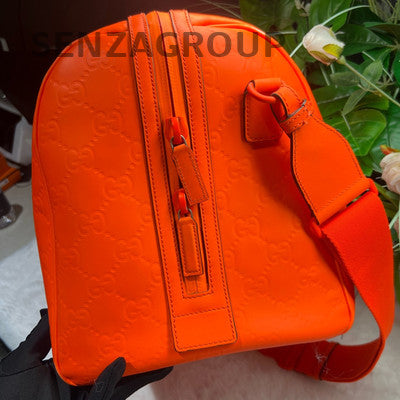 Gucci Orange Travel Tote Shoulder Bag Women Classic Fashion