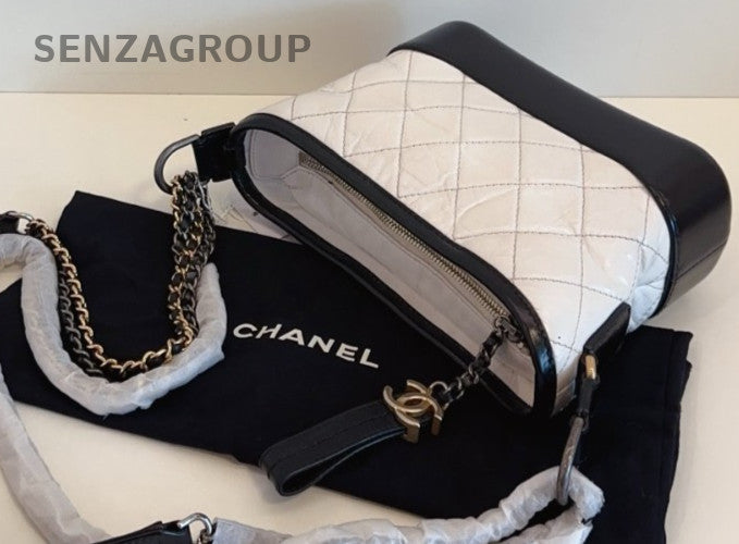 CHANEL Panda color Gabriel Calf  Shoulder bag Crossbody