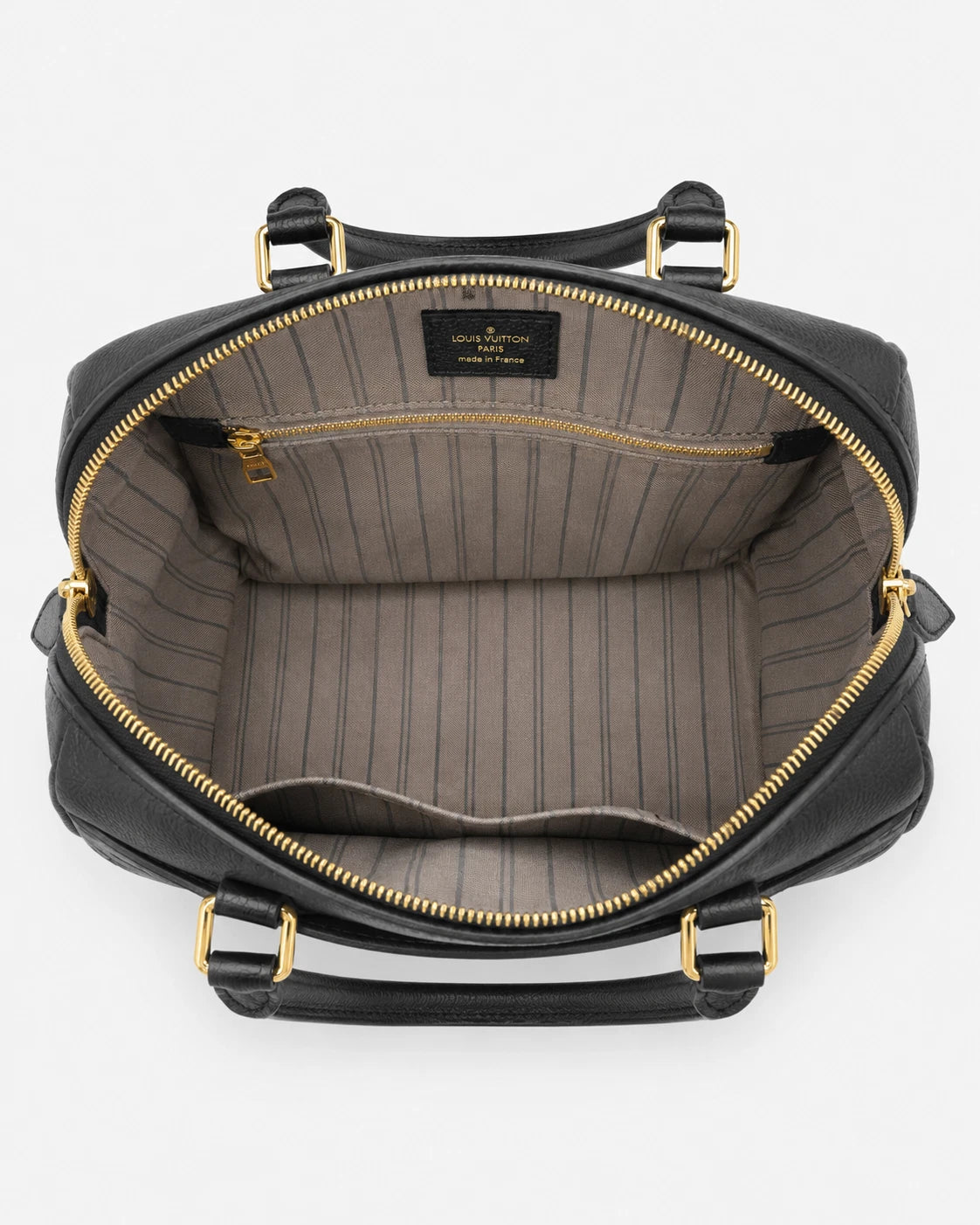Louis Vuitton Speedy25 Monogram Black Empreinte 2Way Top Handle Crossbody GHW