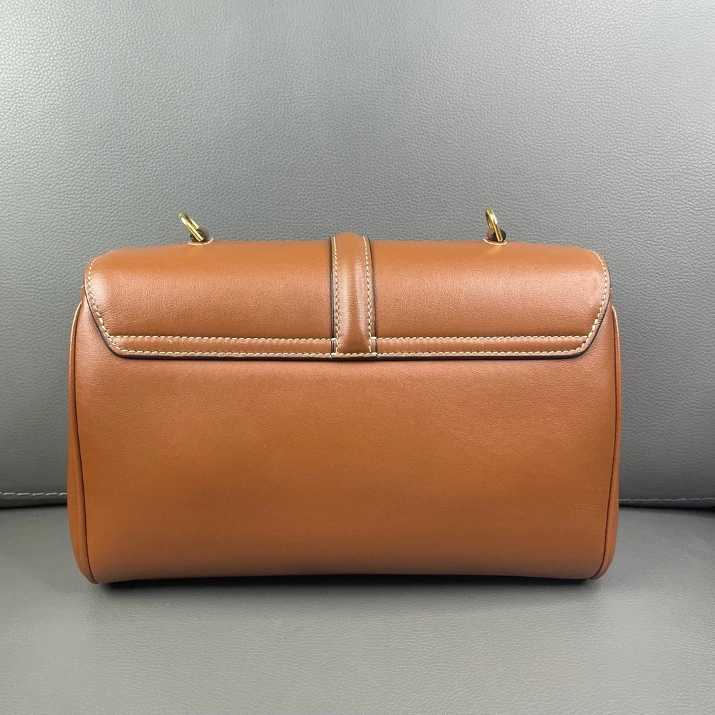 Celine Soft 16 Small Caramel Leather Shoulder Crossbody For Women