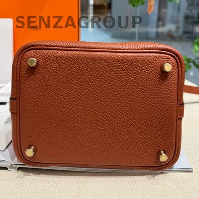 Hermès Picotin Lock Bag Brown TC Leather Women's Handbag