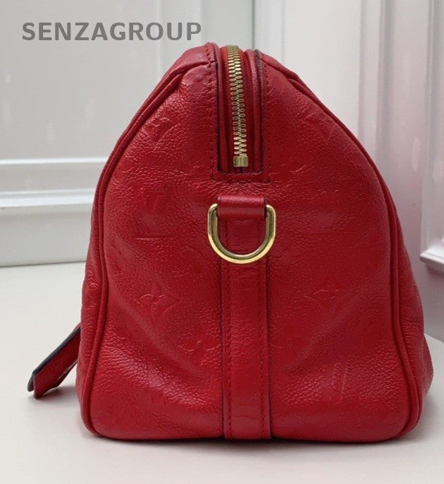 Louis Vuitton speedy25 Handbag Shoulder Crossbody Bag Women Red