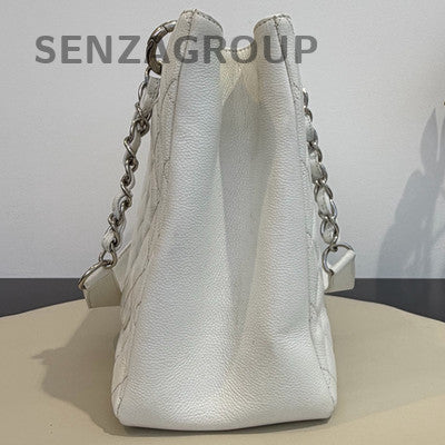 Chanel GST Silver Chain Shoulder Bag Classic Quilted Fashion Women