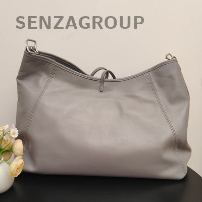 Louis Vuitton Cargo Carryall Grey Silver Lambskin Medium Shoulder Bag