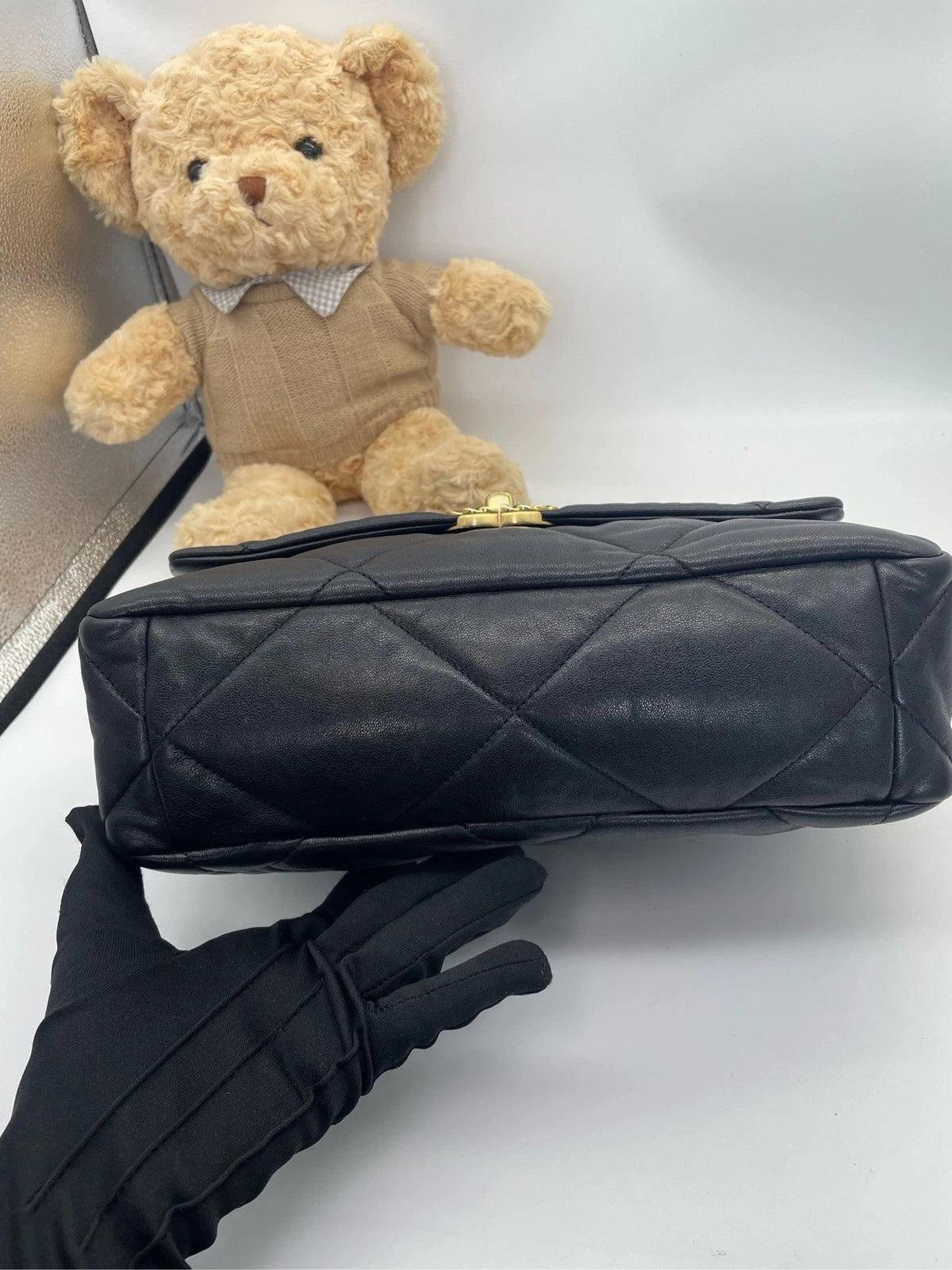 CHANEL 19Bag Medium Leather Shoulder Bag for Women