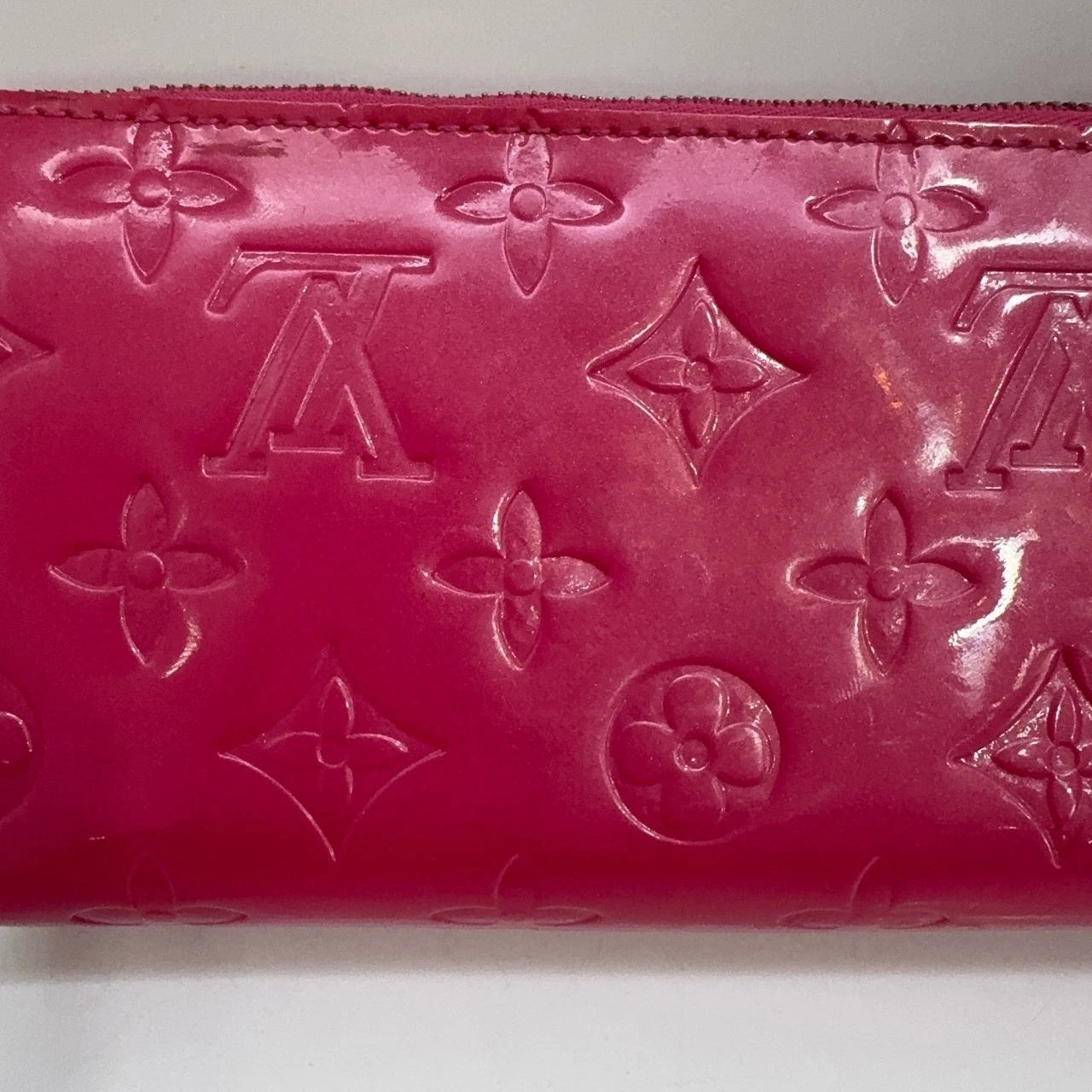 Louis Vuitton Pink Patent Leather Mini Clutch Box Bag For Women
