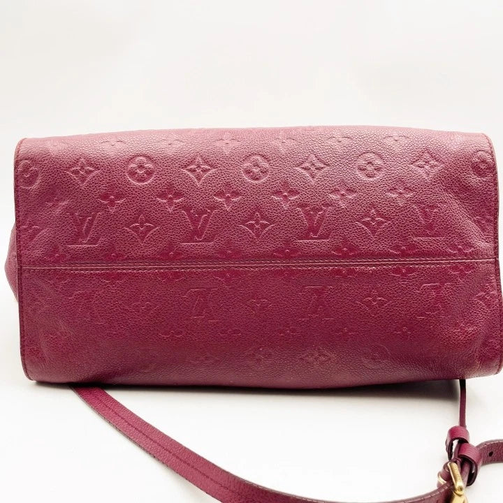 Louis Vuitton Lumineuse Red Gold Tote Bag For Women