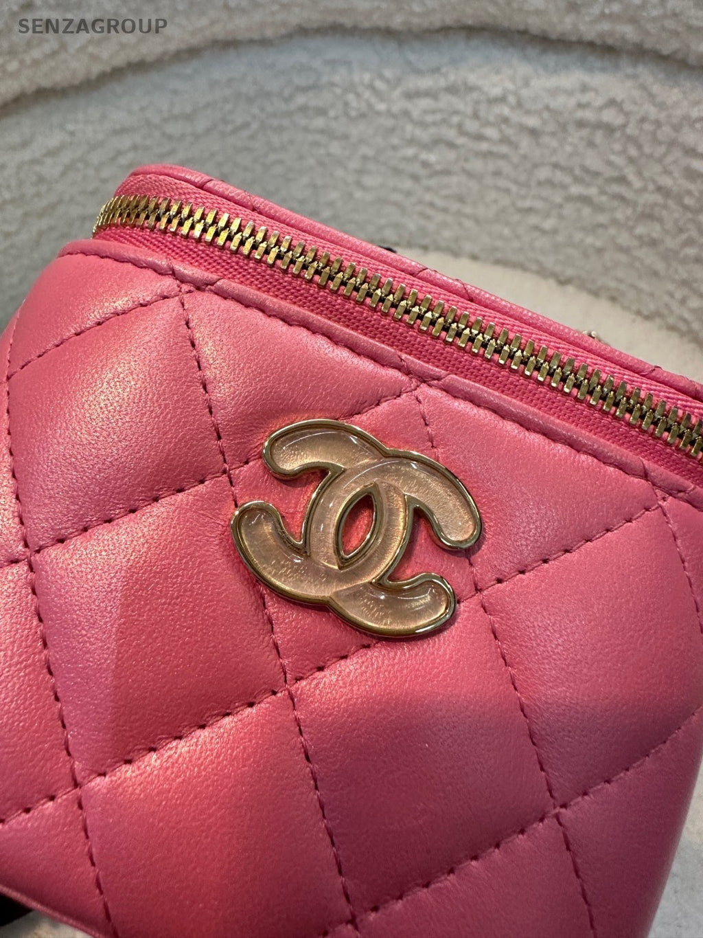 CHANEL Vanity Box Sweet Series Chain Shoulder bag Crossbody Pink Women