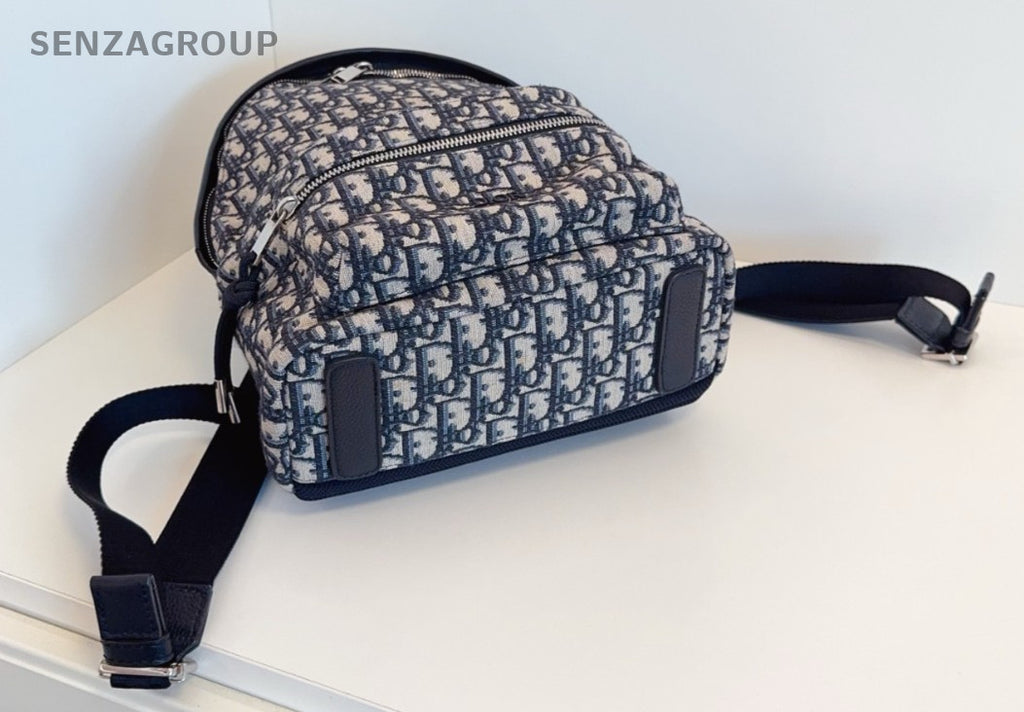 Christian Dior Oblique rider PM BackPack Monogram Shoulder bag Navy Classic