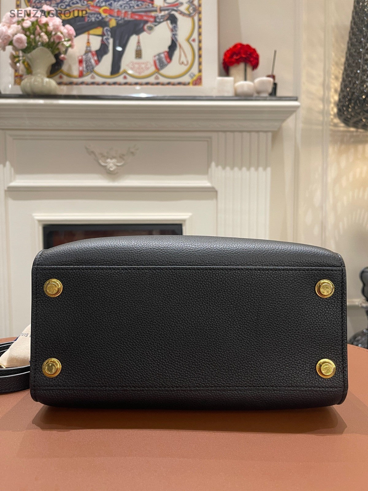 Louis Vuitton City steamer PM Black gold 2WAY Shoulder Handbag Almost brand NEW
