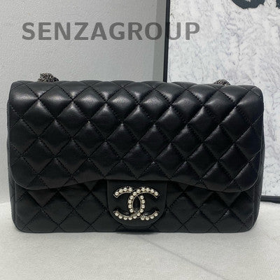 Chanel Westminster Black Silver Lambskin Chain Shoulder Bag