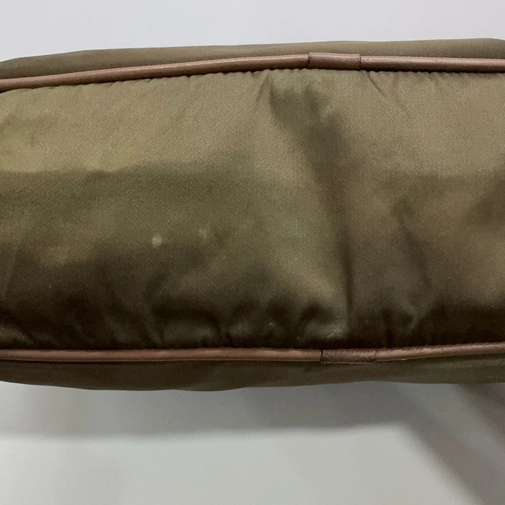 PRADA Nylon Military Green Camera Shoulder Crossbody Bag For Women