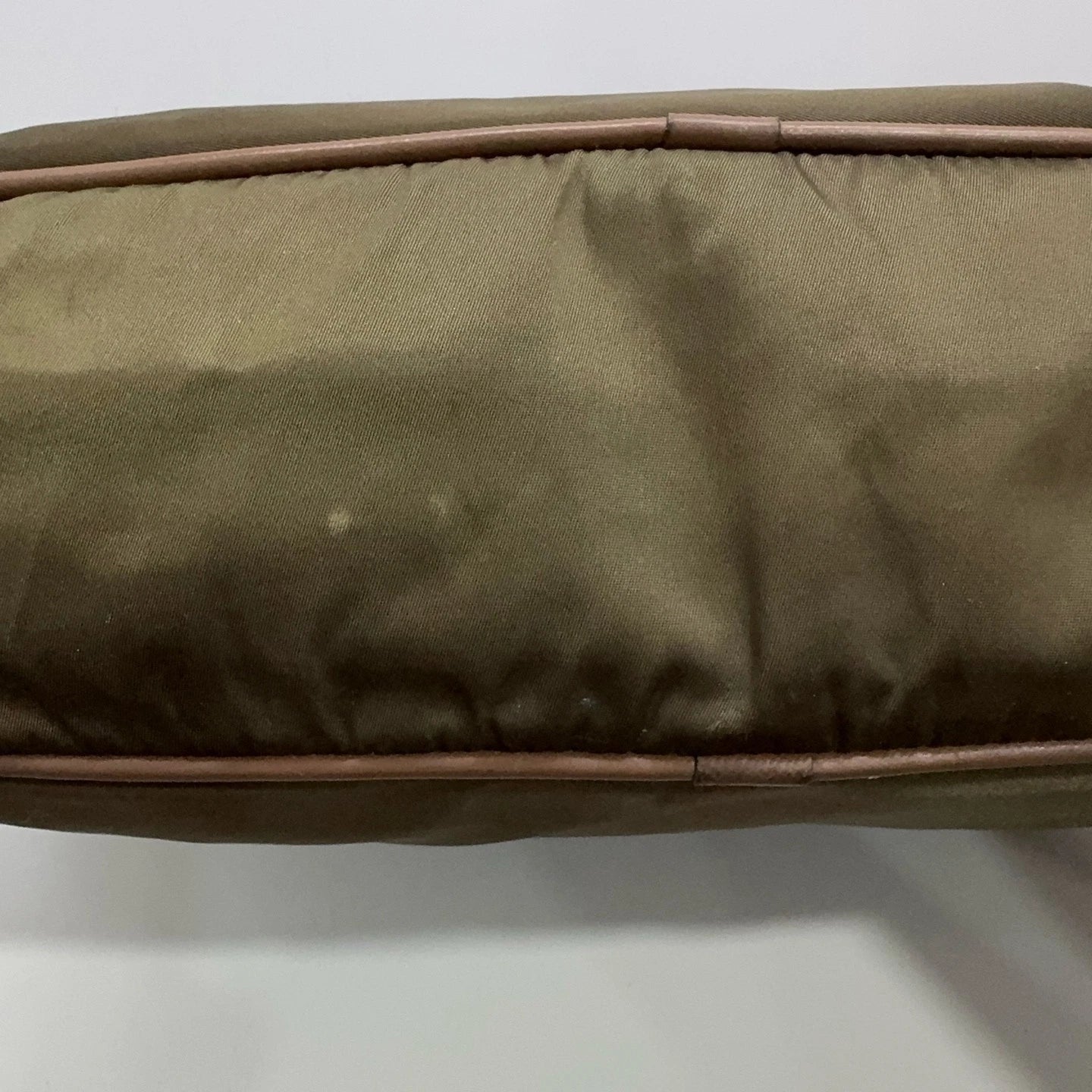 PRADA Nylon Military Green Camera Shoulder Crossbody Bag For Women