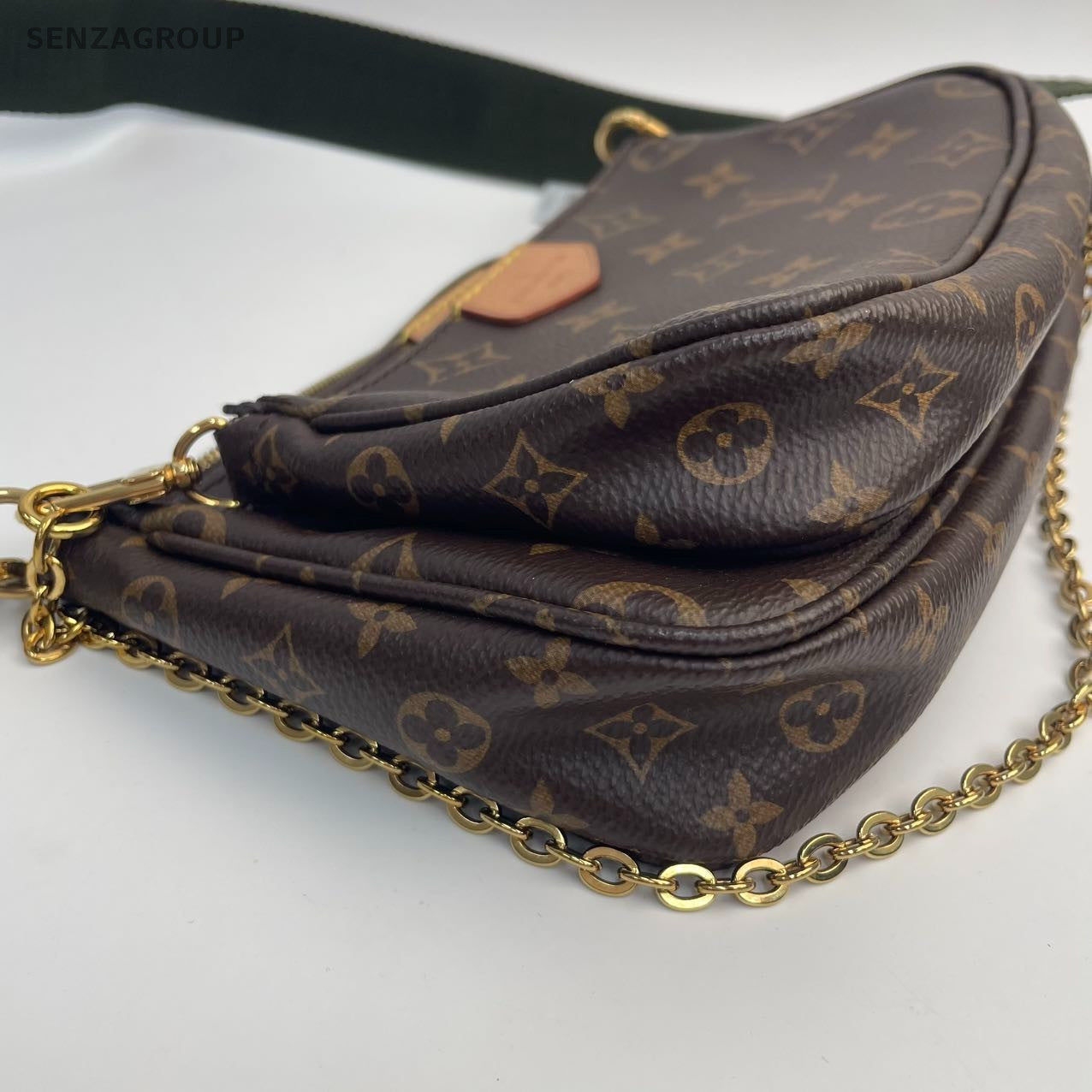 SJ0001 Louis Vuitton Multi Pochette Accessoires Crossbody Brown Canvas