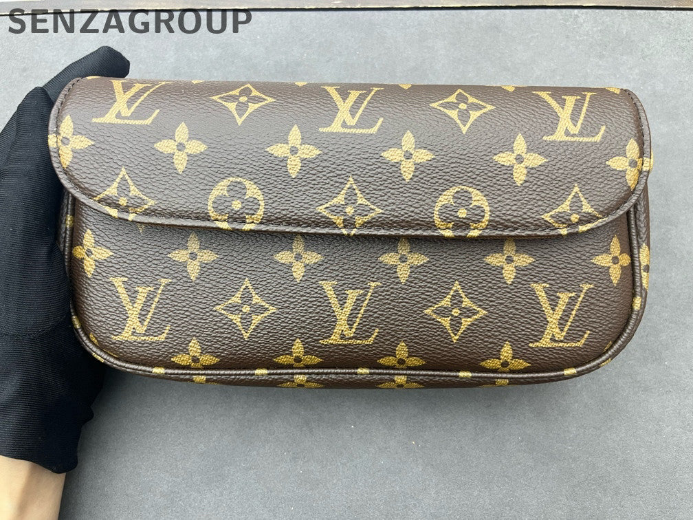 Louis Vuitton Monogram Ivy Chain Shoulder Bag Brown Gold Hardware