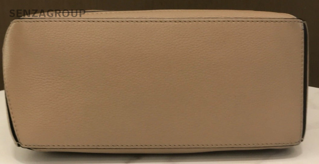 Loewe Puzzle PM Shoulder Bag Crossbody Brown Gold Used Women Classic